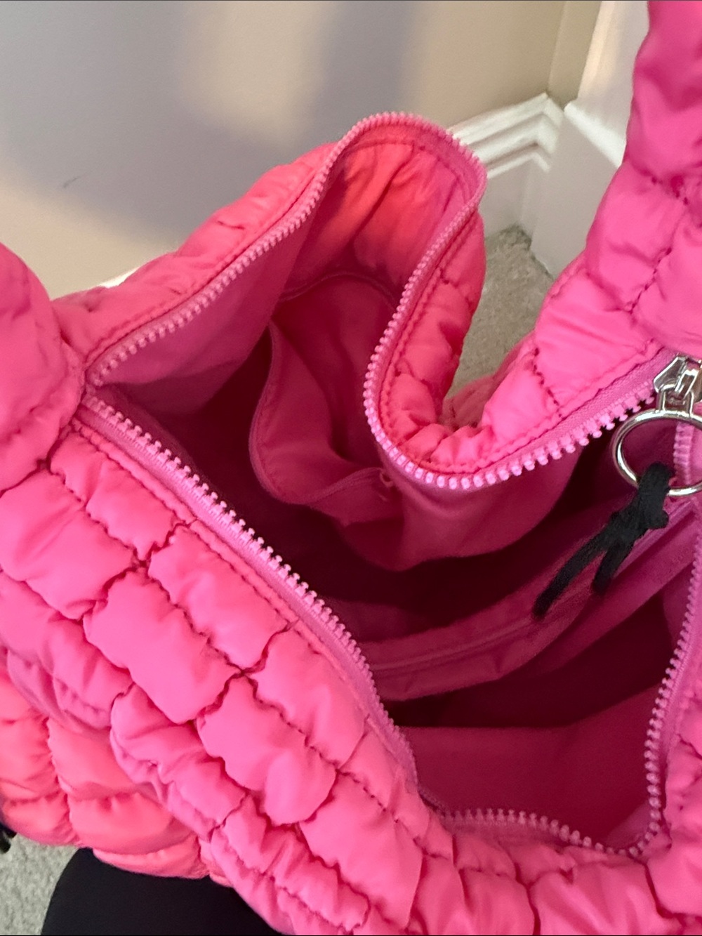 Free People Movement Pink Quilted Shoulder Bag - Picture 5 of 6